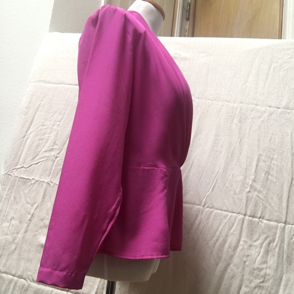 Vintage 1990’s Sonya Ratay San Andre Fuchsia Top - Picture 4 of 5